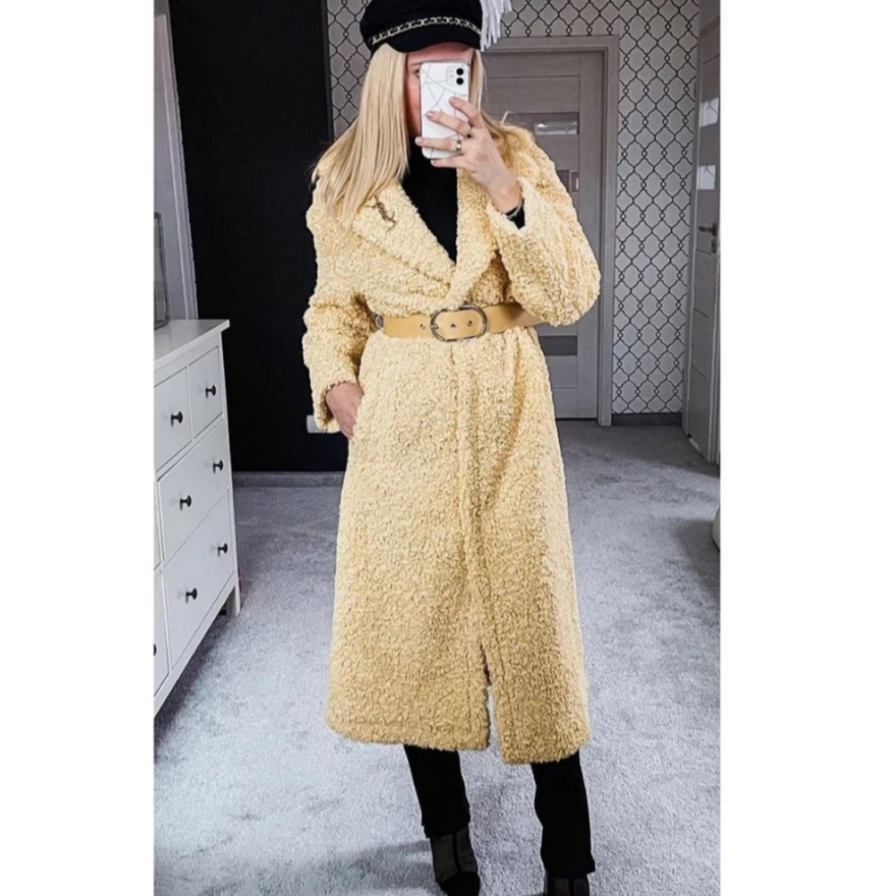 Zara fleece coat limited edition